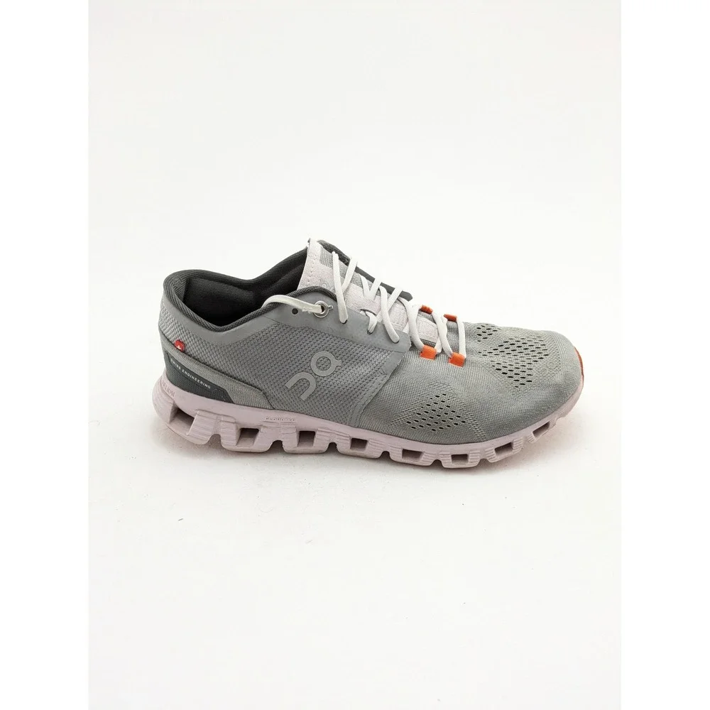 Womens On Cloud X Alloy Gray Lily Pink Road Running Shoes 40.99041 Size 9